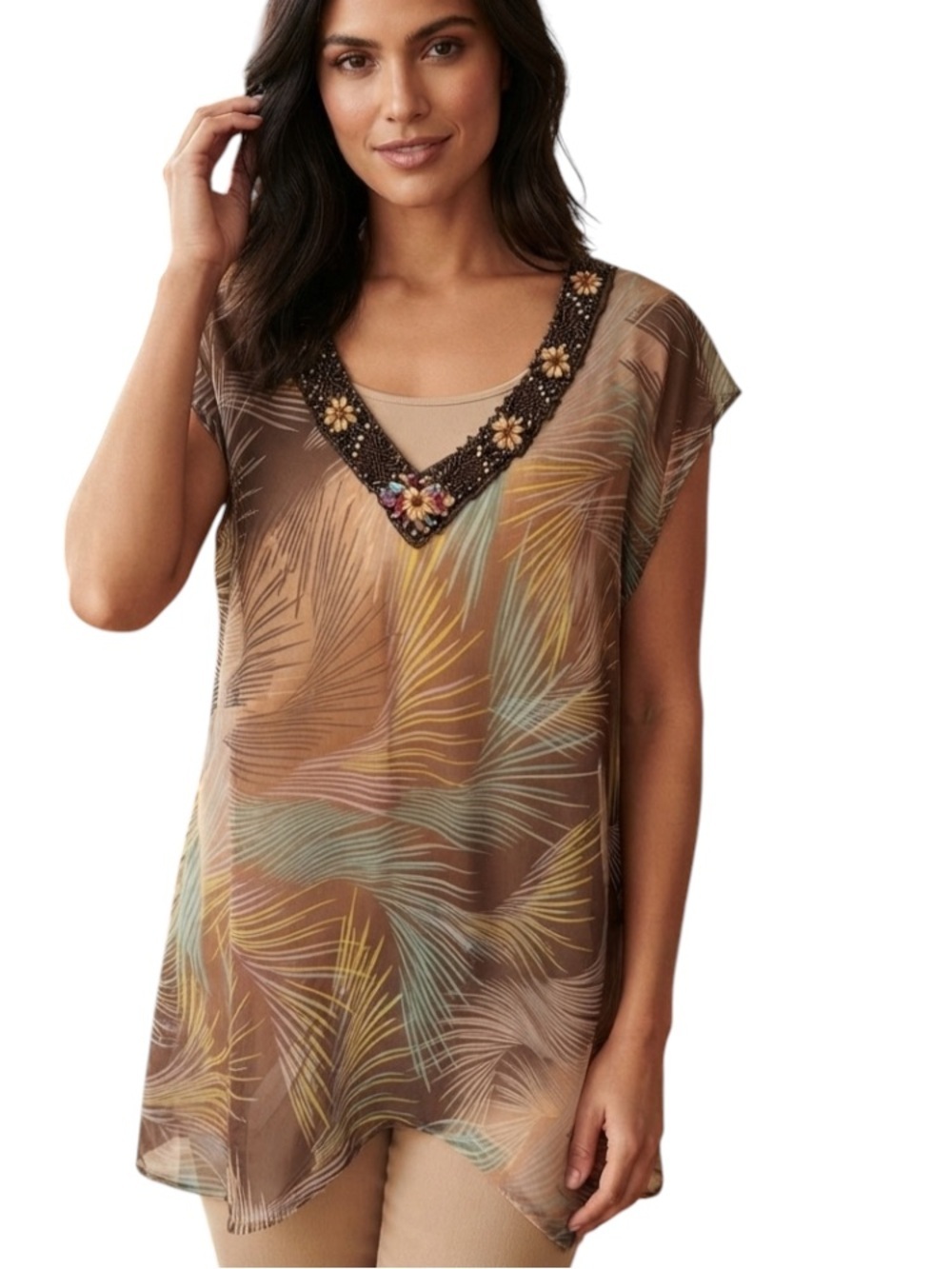 Status by chenault women’s blouse size L in excellent condition